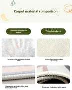 Modern Abstract Area Rug – Luxury Soft Floor Mat for Living Room Bedroom