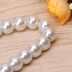 Pearl Beaded Bow Clothes Hangers – Decorative Kids Dress Storage Organizer