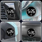 Luminous LED Car Clock – Touch Activated Digital Vehicle Dash Accessory