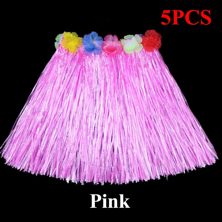 Hawaiian Hula Grass Skirt – Tropical Costume for Beach Parties and Luaus