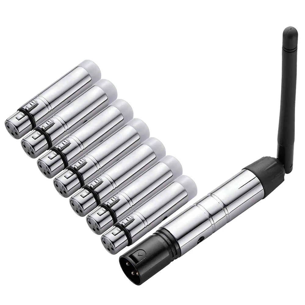 DMX512 Wireless Controller – ISM XLR Receiver Transmitter for Lighting