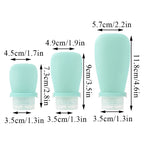Silicone Travel Bottles – Leakproof Squeeze Tubes for Toiletries and Skincare