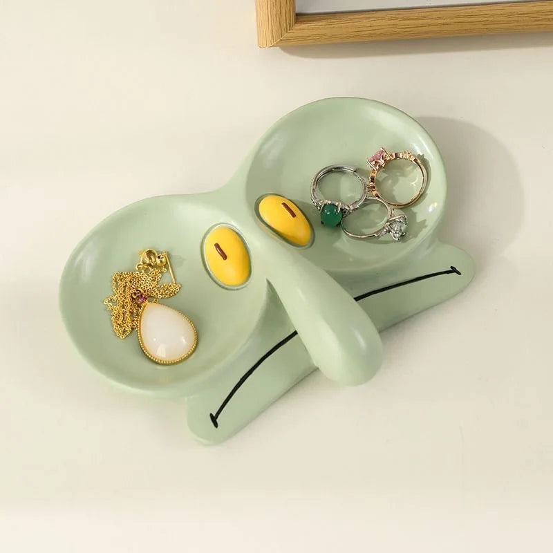 Octopus Eyeglass Holder – Decorative Jewelry Storage Tray for Desk Home