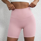 Compression Yoga Shorts – Moisture-Wicking Leggings for Gym and Cycling