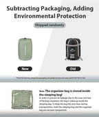 Ultralight Winter Sleeping Bag – Waterproof Hooded Gear for Outdoor Camping