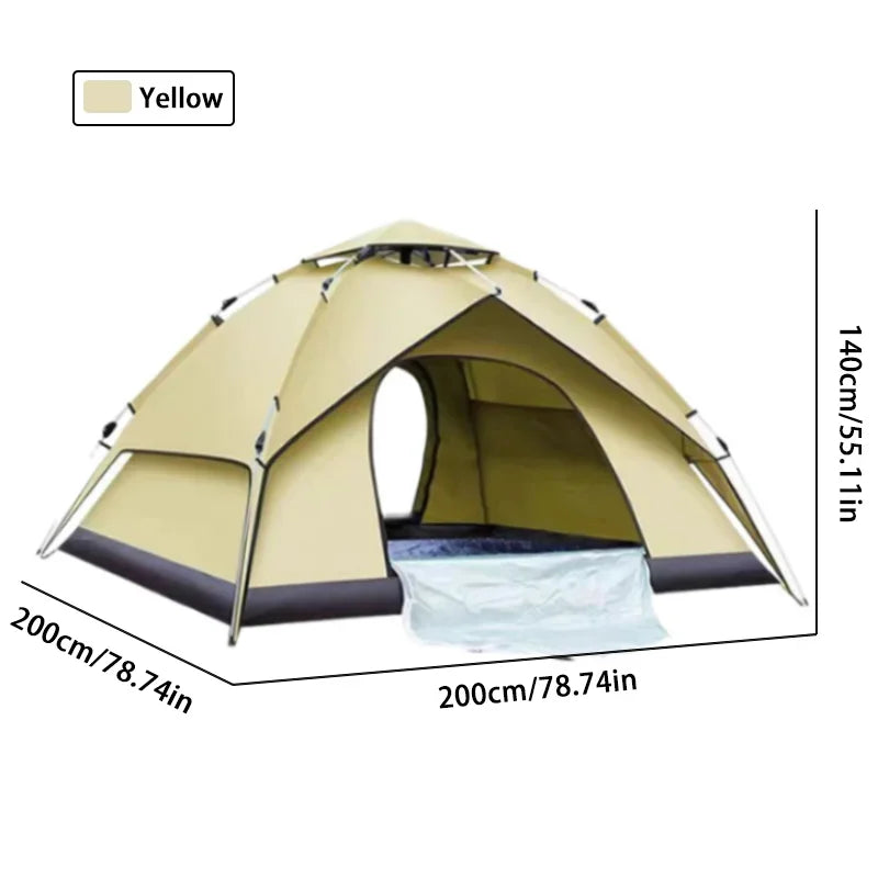 Automatic Camping Tent – Waterproof Double-Deck Shelter for Outdoor Travel