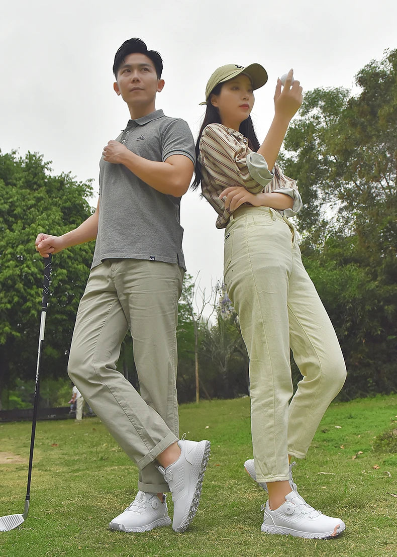 Waterproof Golf Sneakers – Casual Athletic Footwear for Men and Women