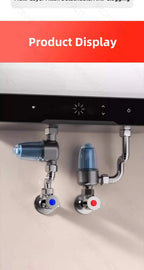 Stainless Steel Water Filter – Detachable Brass Prefilter for Bathroom Plumbing