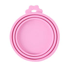 Silicone Pet Food Can Lids and Spoon – Airtight Seal for Dog and Cat Storage