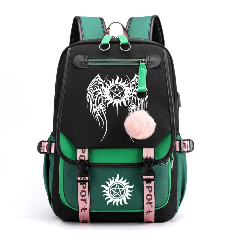 Large Capacity Travel Backpack – Laptop School Bag for Men and Women