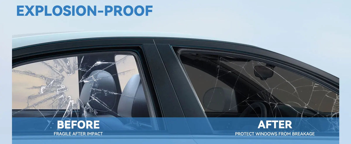 Car Window Tint Film – UV Protection Vinyl for Privacy and Solar Heat Blocking