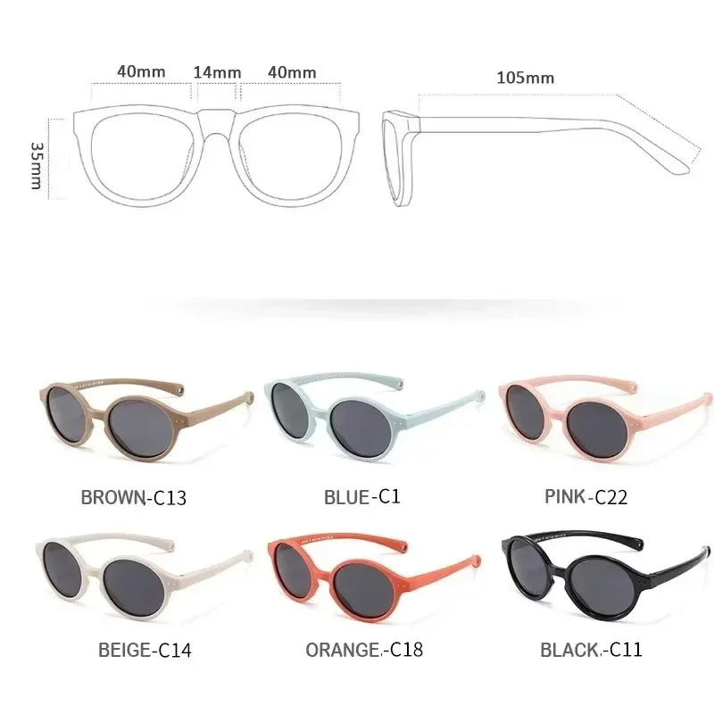 Baby Polarized Sunglasses – UV400 Protection for Infants and Toddlers
