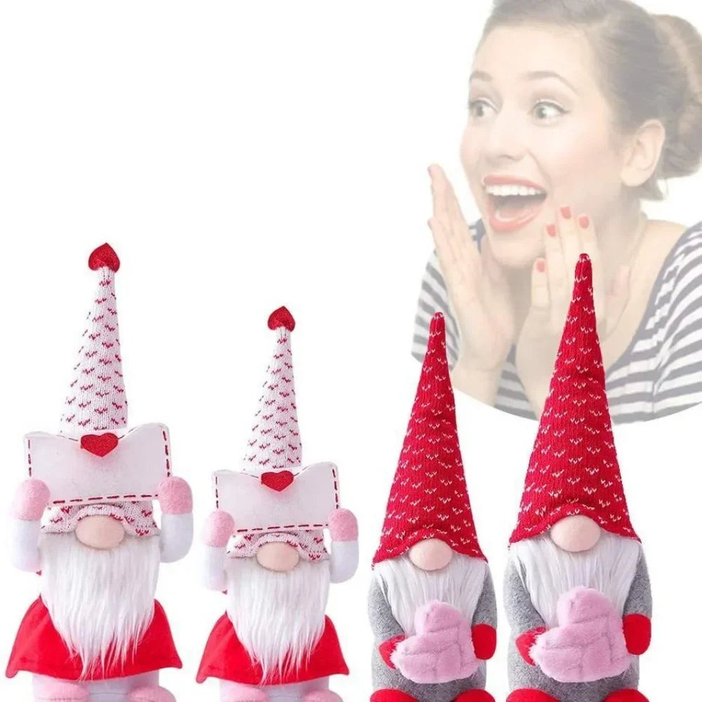 Faceless Gnome Plush Doll – Romantic Valentine's Day Gift for Home Decor