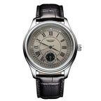 Luxury Leather Quartz Wristwatch – Waterproof Business Accessory for Men