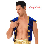 Arabian Prince Costume – Men’s Aladdin Cosplay Outfit for Halloween