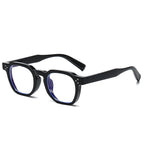 Vintage Rivet Oval Sunglasses – Leopard Anti Blue Light Frames for Men and Women