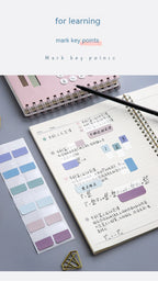 Transparent Sticky Note Index Tabs – Arrow Flags for Planner Page Markers
