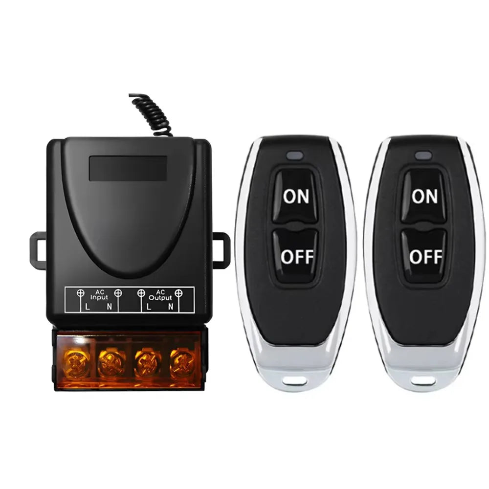 Wireless Remote Relay Switch – 72V-220V Receiver for Motor and Pump Control