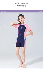 Professional One-Piece Swimsuit – Thermal Training Gear for Women and Kids