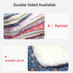 Washable Plush Pet Sofa Bed – Soft Winter Sleeping Mat for Small Large Dogs