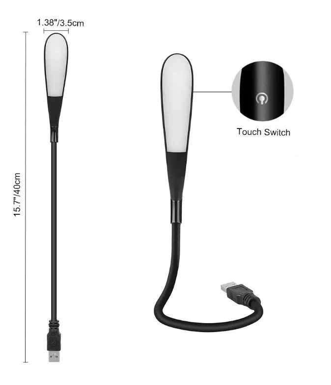 Portable Mini LED USB Light – Touch Sensor Lamp for Laptops and Power Banks