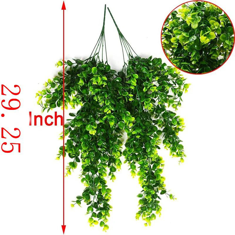 Artificial Eucalyptus Vine – Hanging Greenery for Home and Wedding Decor