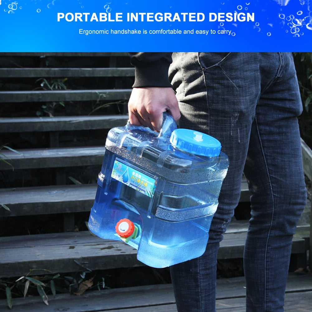 Portable Water Container – Leakproof Spigot for Camping Hiking Car Travel