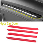 Carbon Fiber Console Trim – ABS Interior Door Panel Cover for Audi A3 S3 RS3