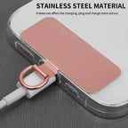 Stainless Steel Phone Tether Patch – Ultra-Thin Lanyard Connector for Safety