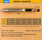 Steel Hollow Leather Punch Tool Set – Sharp Hole Cutters for Watch Belts