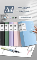 A4 Display Book – 100 Pocket Document Holder for Business Presentations