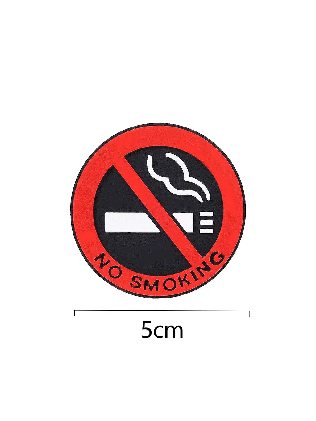 No Smoking Warning Decal – Adhesive Safety Sign for Cars and Home