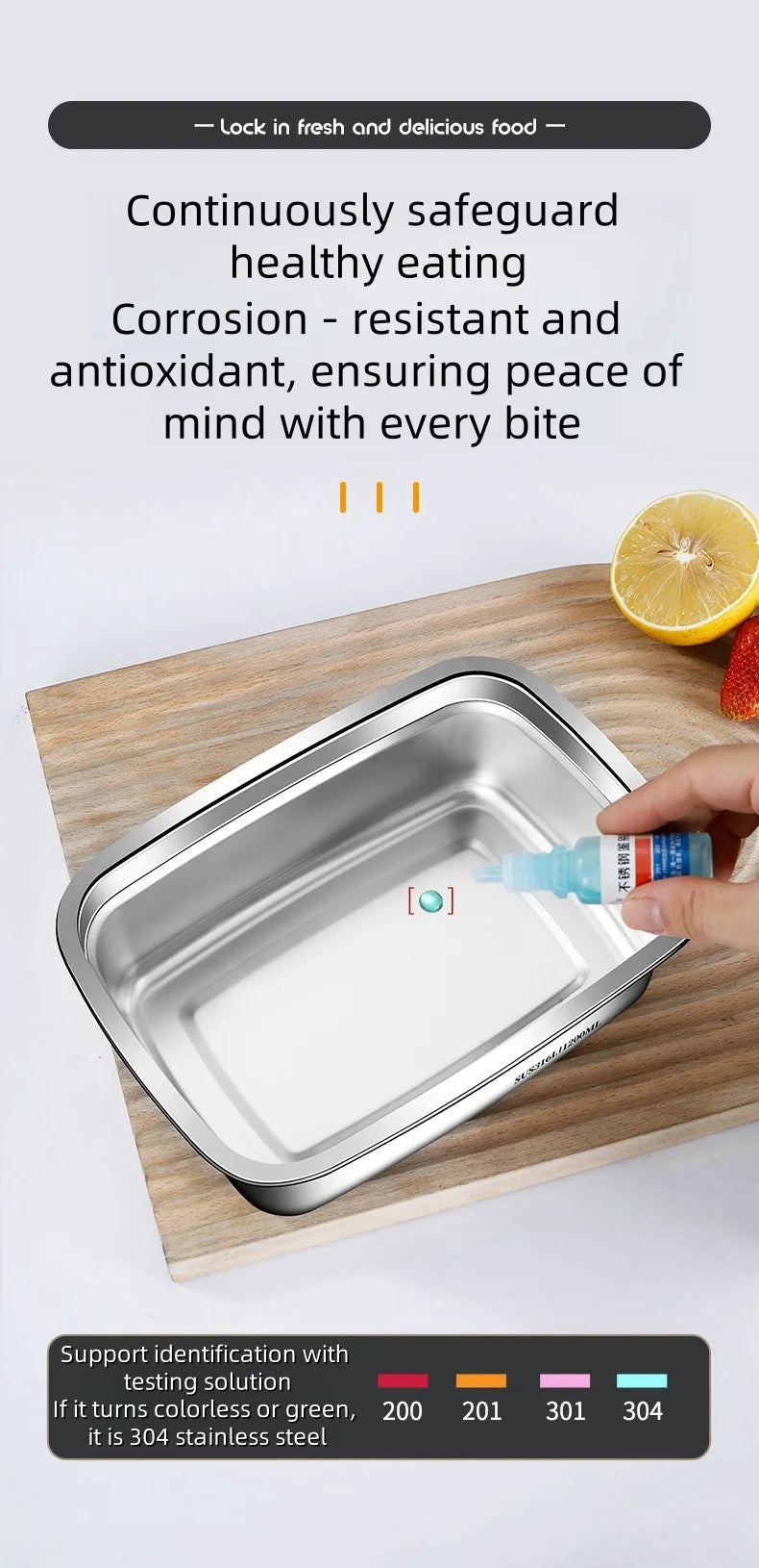 Stainless Steel Bento Box – Leak-Proof Food Container for Camping and Lunch