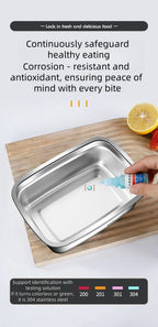 Stainless Steel Bento Box – Leak-Proof Food Container for Camping and Lunch