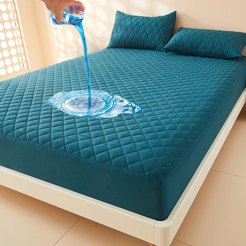 Waterproof 3D Air Fabric Mattress Protector – Breathable Bed Cover for Home