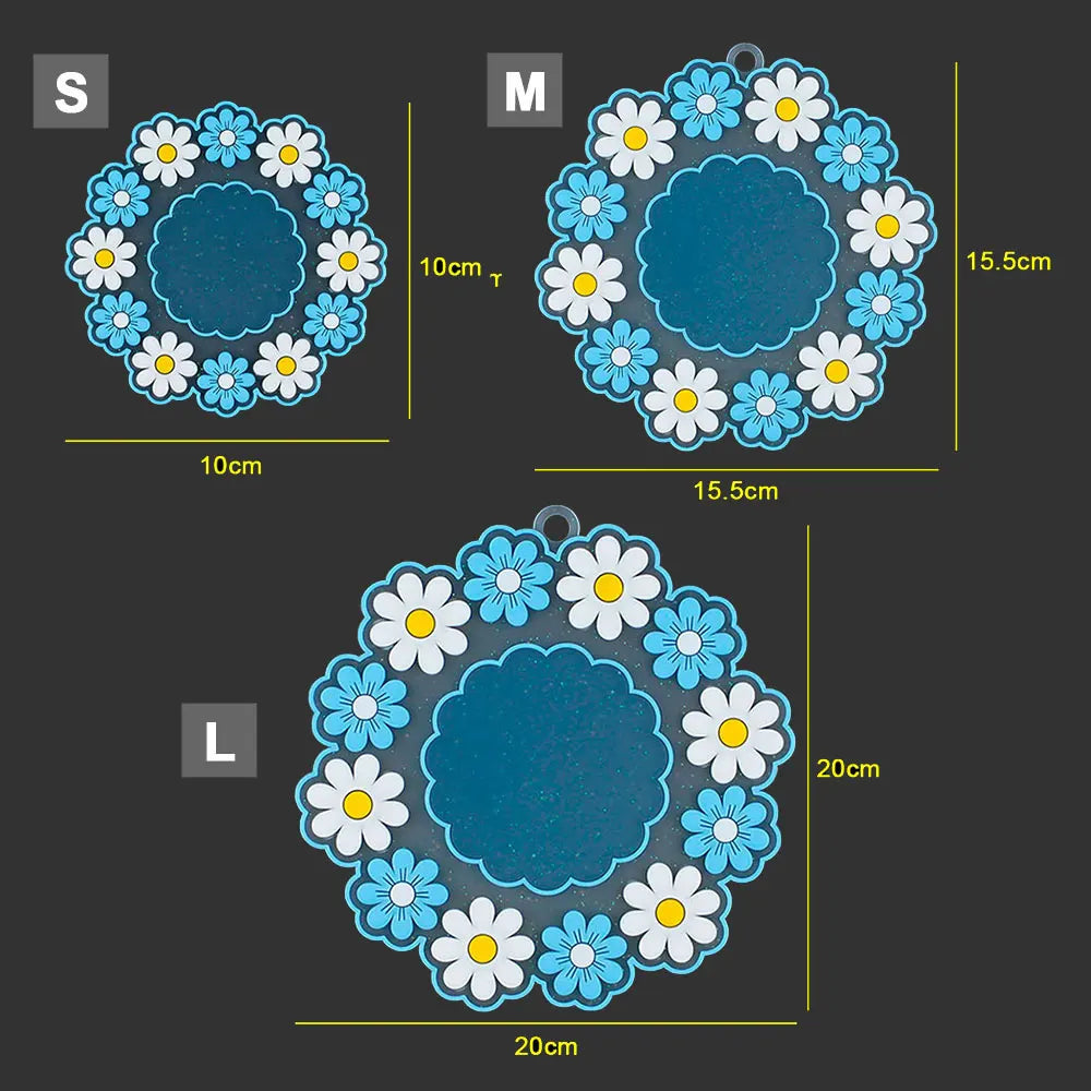 Sakura Daisy Silicone Coaster – Heat Resistant Placemat for Dining Tables