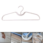 Anti-slip Plastic Clothes Hangers – Short Neck Space-Saving Closet Storage