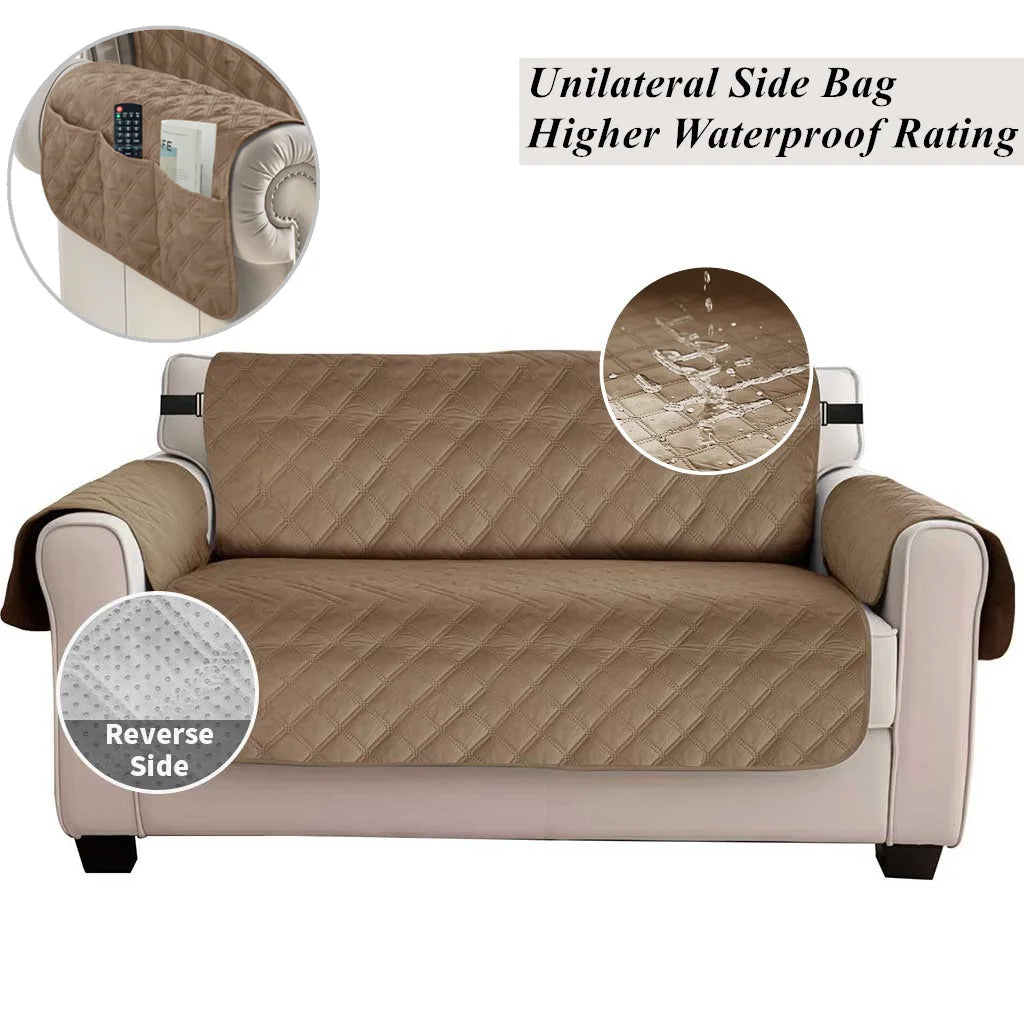 Waterproof Sofa Slipcovers – Non-Slip Elastic Protectors for Kids and Pets