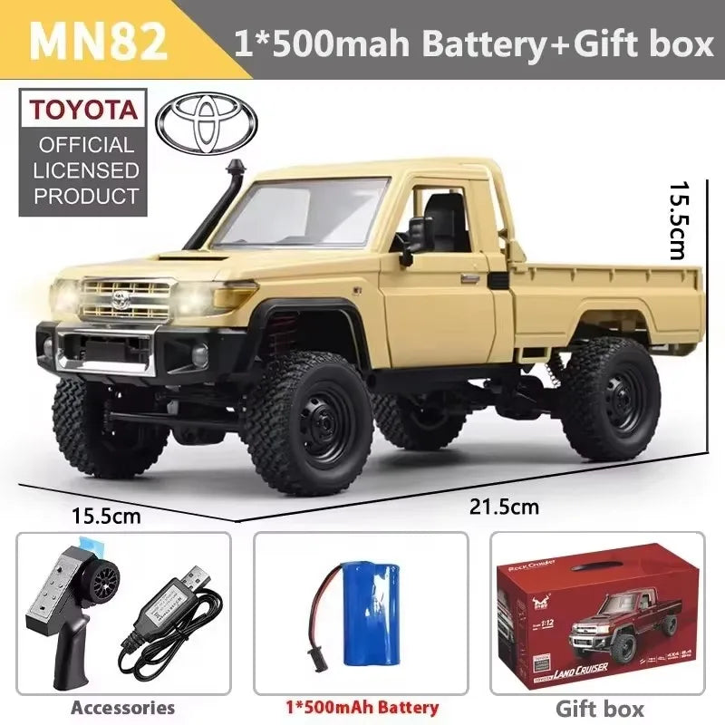 1/12 4WD RC Pickup Truck – Remote Control Off-Road Climbing Toy for Kids