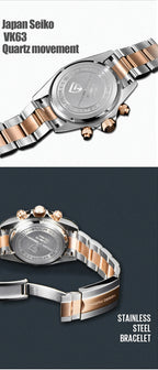 Pagani Design Gold Chronograph – Luxury Quartz Wrist Watch for Men