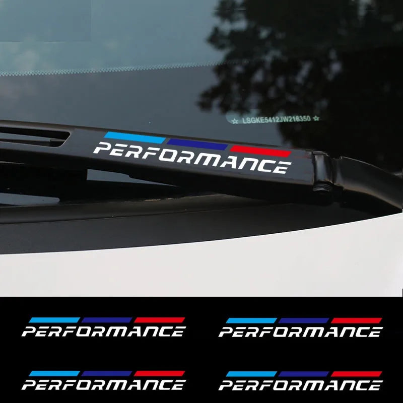 MPower Performance Wiper Stickers – Vinyl Decal Accessories for BMW Vehicles