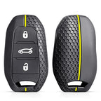 Silicone Car Key Fob Cover – Protective Remote Case for Peugeot and Citroen