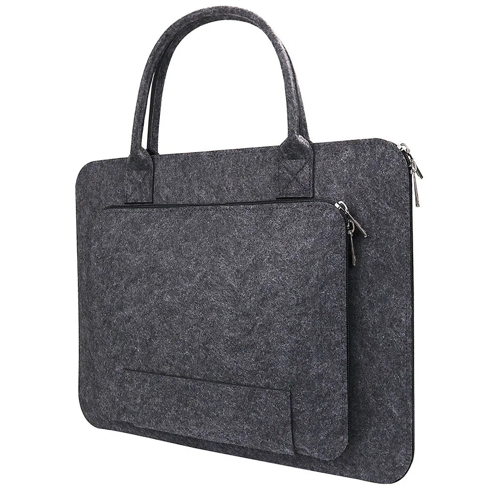 Felt Laptop Sleeve Case – Protective Carrying Bag for 11 to 17 Inch Laptops