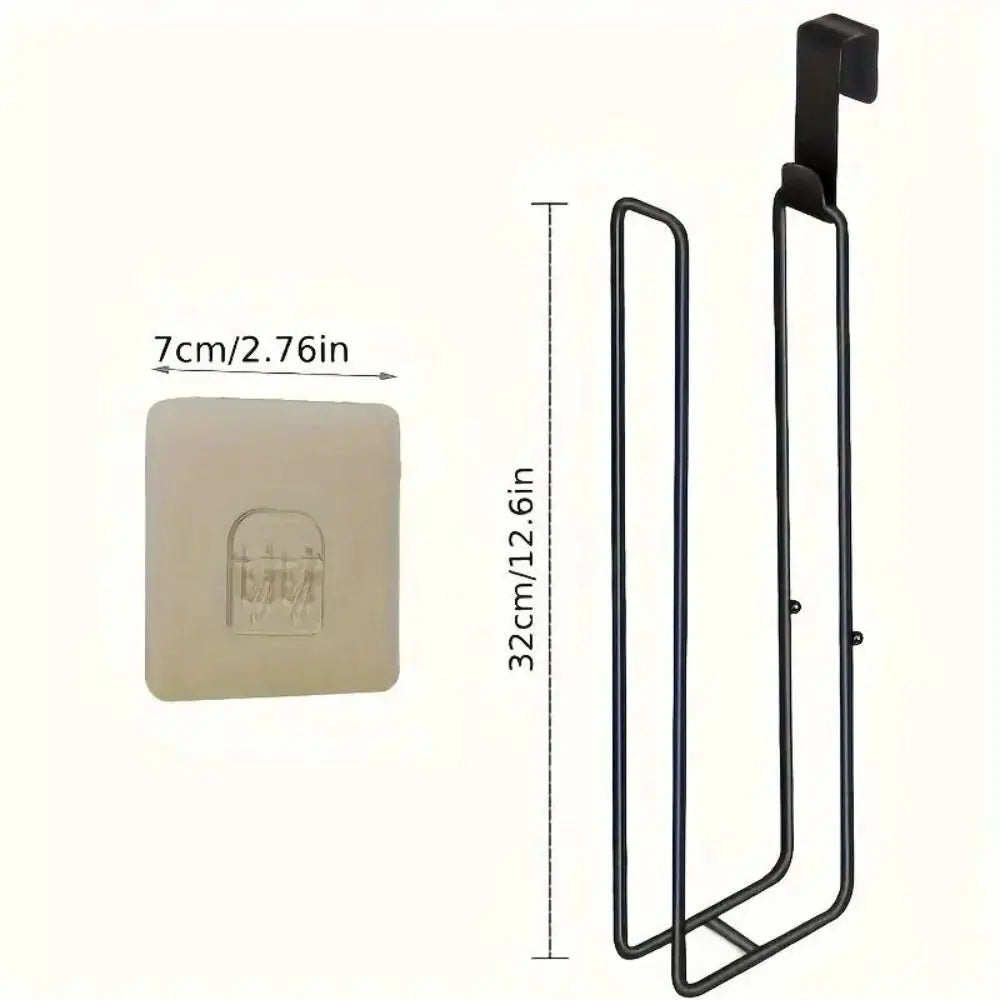 Wall Mounted Paper Towel Holder – Adhesive Bathroom Kitchen Organizer