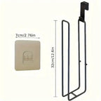 Wall Mounted Paper Towel Holder – Adhesive Bathroom Kitchen Organizer