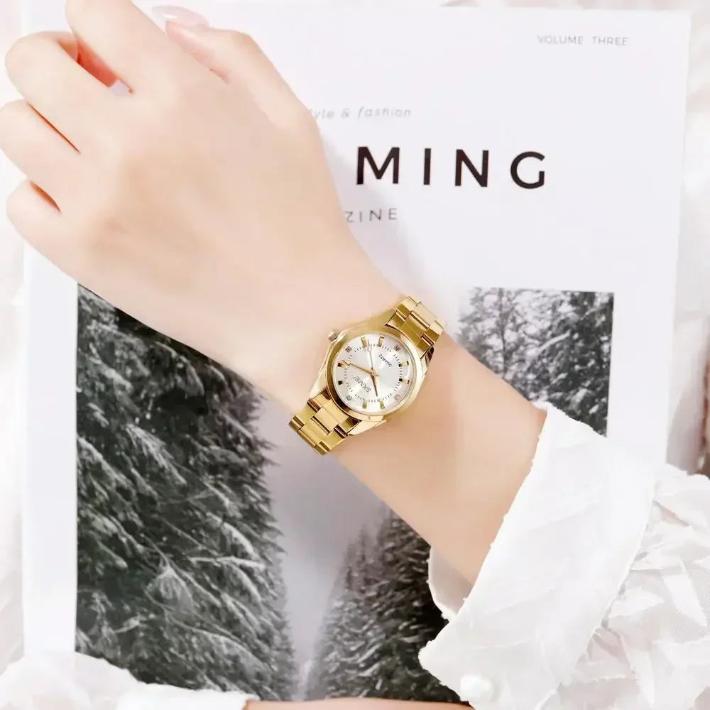 Minimalist Quartz Watch – Slim Analog Wristwatch for Women