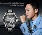 Automatic Mechanical Wristwatch – Skeleton Dial for Men Business Formal
