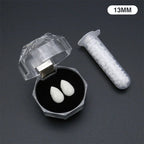 Vampire Fangs with Adhesive – Realistic Dentures for Halloween Cosplay