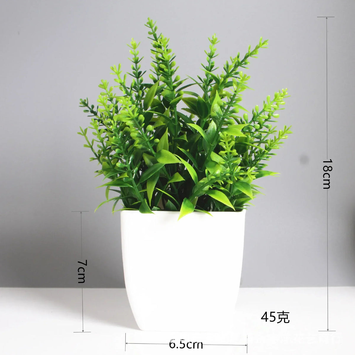 Artificial Potted Bonsai Tree – Realistic Green Plant for Home Office Decor