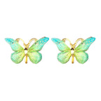 Acrylic Butterfly Beads – 25x38mm Gradient Charms for DIY Jewelry Making
